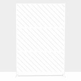 cadeninc 3.92 ft. x 6 ft. White Metal Privacy Screen Fence Panels