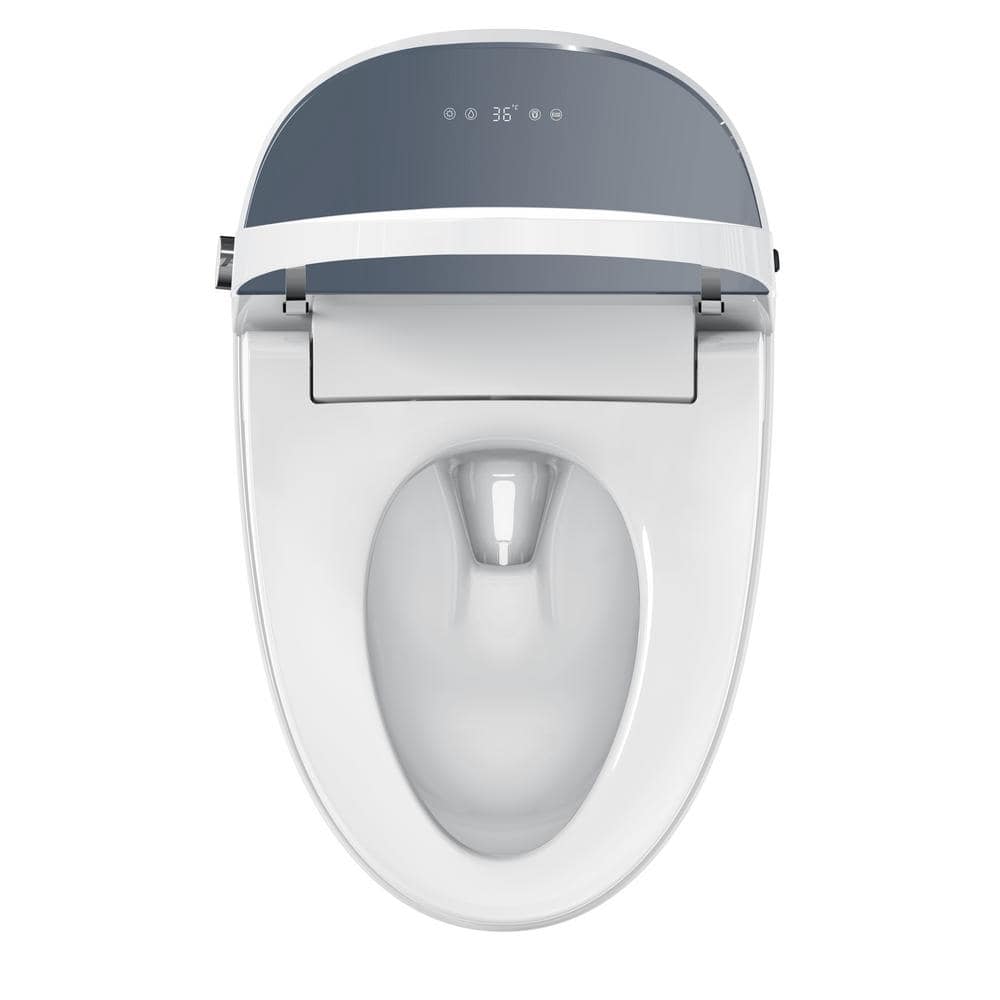 CANEST Elongated Electric Bidet Toilet with Auto Features - Dual Flush