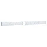 Wyndham Collection 48 in. Marble Backsplash in White Carrara