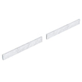 Wyndham Collection 48 in. Marble Backsplash in White Carrara