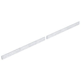 Wyndham Collection 80 in. White Carrara Marble Bathroom Vanity Backsplash