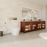 CASAINC Elongated Tankless Smart Bidet Toilet with Voice Control & Nightlight - 1.28 GPF
