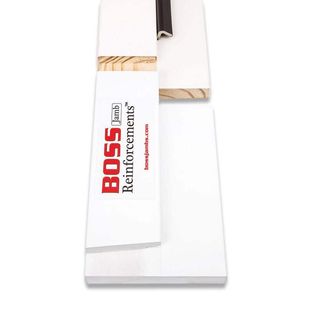 Unbranded BOSS-Rx 1-1/4 in. x 4-9/16 in. x 8 in. PVC Jamb Moulding Door Frame Rot Repair Kit
