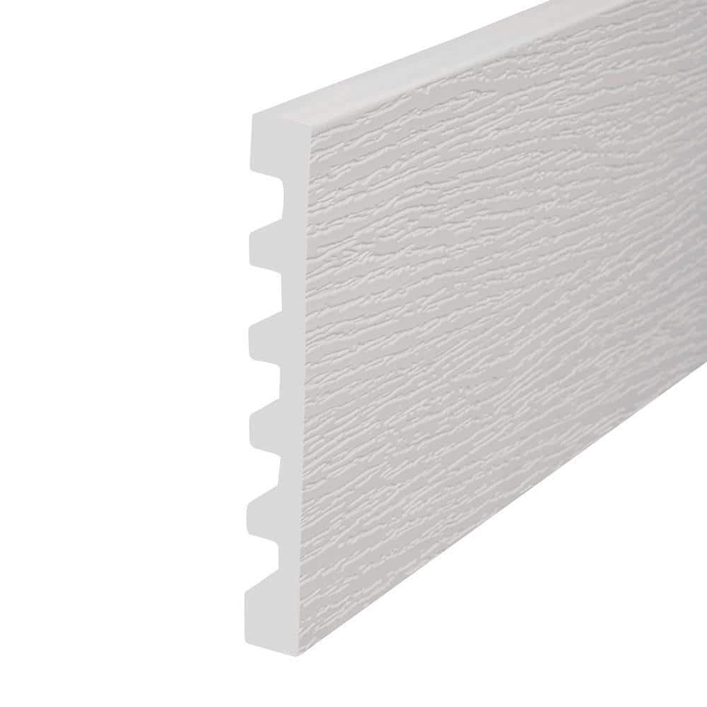 Unbranded 2497 11/16 in. x 5-13/16 in. x 7 ft. PVC Composite White Door Jamb Molding