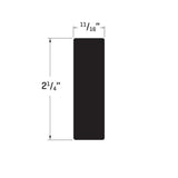 Royal Building Products Craftsman 9975 11/16 in. D x 2-1/4 in. W x 96 in. L PVC Casing Moulding White