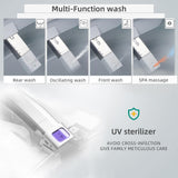 Casta Diva CD-Y070 Smart Tankless Bidet Toilet, Elongated, White, 1.28GPF