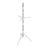 Honey-Can-Do 28.5 in. W x 73.5 in. H White Steel and Plastic 2-Tier Tripod Drying Rack