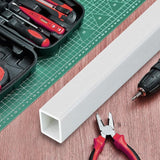 24 in. x 2 in. x 1/5 in. FRP Composite Square Tube Fence Post