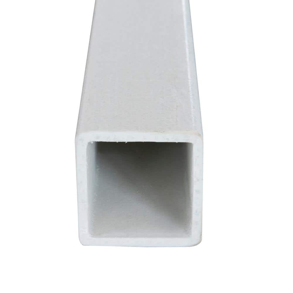 24 in. x 2 in. x 1/5 in. FRP Composite Square Tube Fence Post