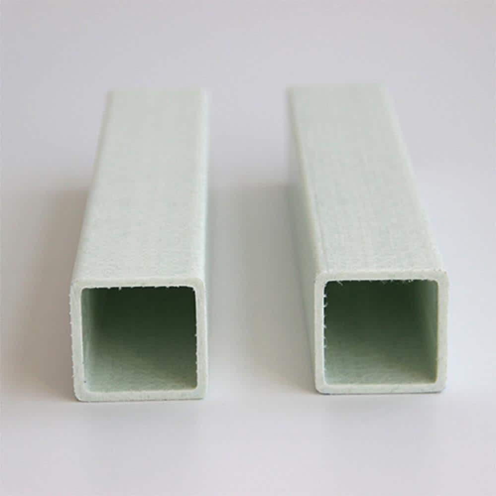 48 in. x 2 in. x 1/5 in. FRP Square Tube Fence Post, (2 pack)