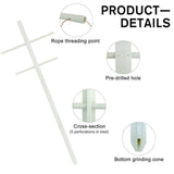84 in. x 2 in. x 2 in. Fiberglass T Profile Fence Post For Corner / Line���2 pack