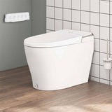 Costway Smart Elongated Bidet Toilet with 4-Level Heating & Auto Functions