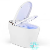 Costway Smart Elongated Bidet Toilet with 4-Level Heating & Auto Functions
