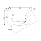 ORAC DECOR 4-3/8 in. x 2-3/4 in. x 78-3/4 in. Primed White Plain Polyurethane Crown Moulding