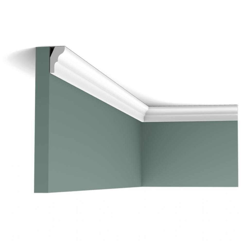 ORAC DECOR 5/8 in. x 1 in. x 78-3/4 in. Primed White Plain Polystyrene Crown Moulding (9-Pack)