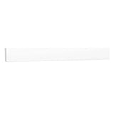 Wyndham Collection 30 in. Cultured Marble Backsplash in White | Durable & Stylish Vanity Accessory