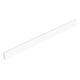 Wyndham Collection 36 in. Cultured Marble Backsplash in White | Durable Bathroom Accessory