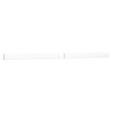 Wyndham Collection 72 in. Cultured Marble Backsplash in White | Durable Bathroom Accessory