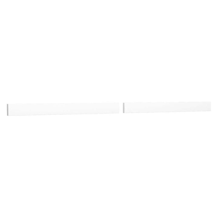 Wyndham Collection 72 in. Cultured Marble Backsplash in White | Durable Bathroom Accessory