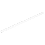 Wyndham Collection 72 in. Cultured Marble Backsplash in White | Durable Bathroom Accessory