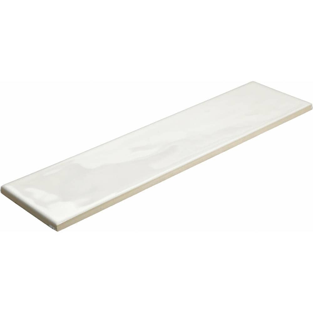 Marazzi LuxeCraft White 3 in. x 12 in. Glazed Ceramic Wall Tile (12 sq. ft. / case)