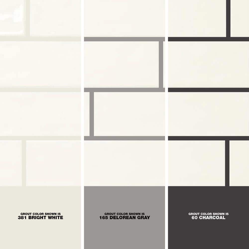 Marazzi LuxeCraft White 3 in. x 12 in. Glazed Ceramic Wall Tile (12 sq. ft. / case)