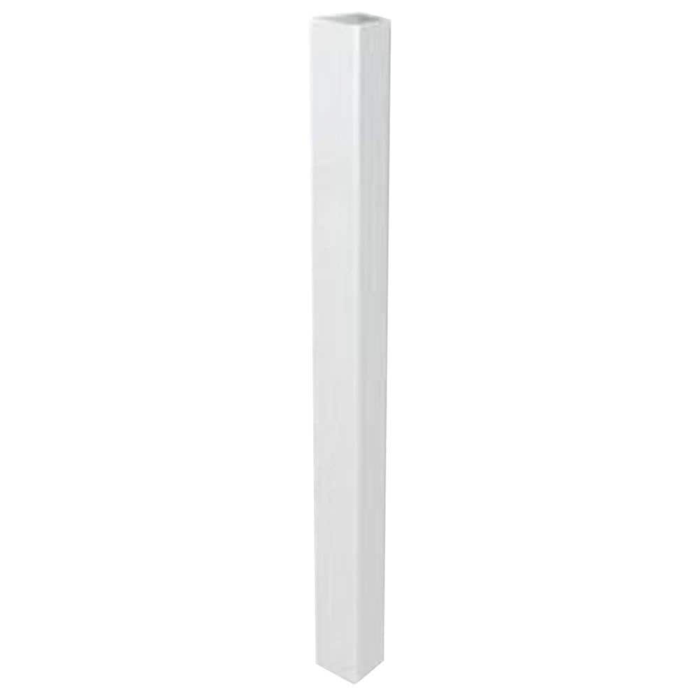 4 in. x 4 in. x 39 in. White Traditional Fence Post Jacket