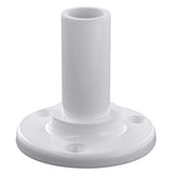 White ADA Aluminum Straight Hand Rail Wall Mount