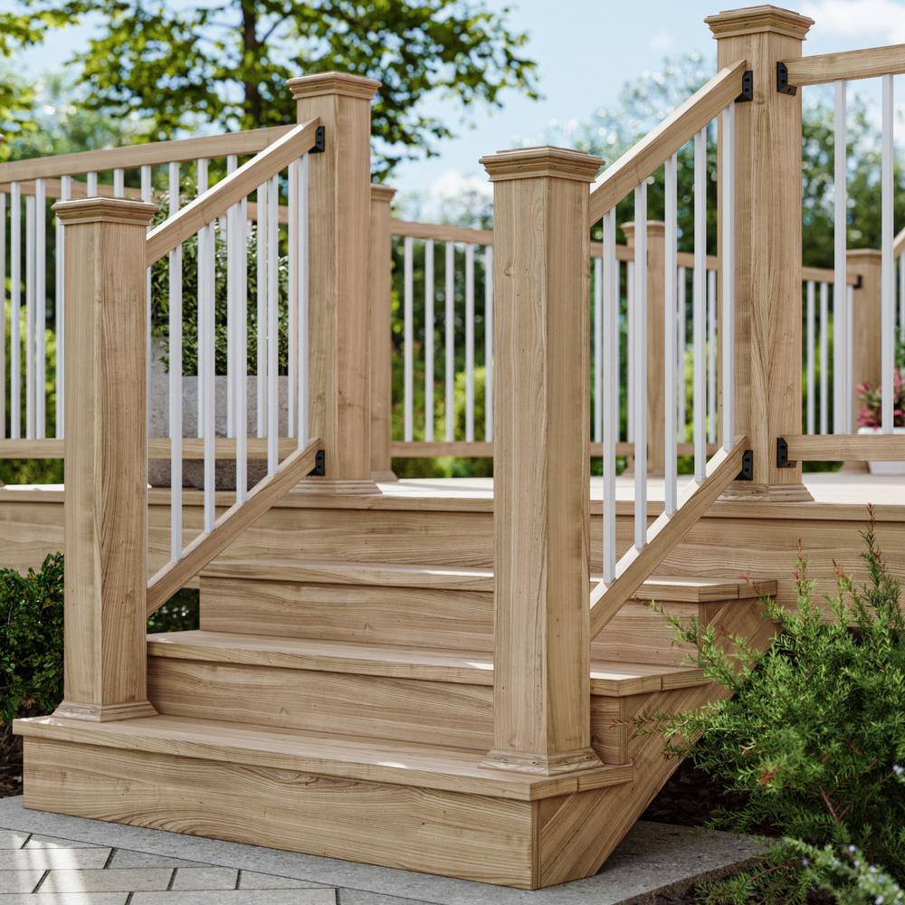 Deckorators White Plastic Estate Designer Horizontal Connector (20-Pack)
