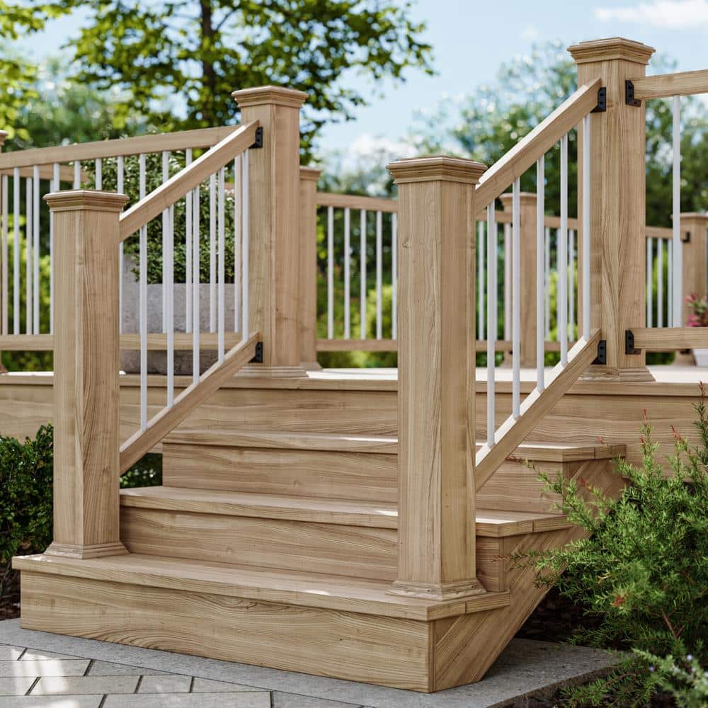 Deckorators Classic White Plastic Round Horizontal Baluster Connector (20-Pack)