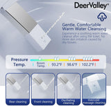 DEERVALLEY 1.28 GPF Smart Toilet Bidet with Heated Seat & UV Sterilization