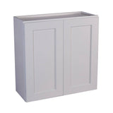 Design House Brookings Solid Wood Assembled Shaker 33 in. x 36 in. x 12 in. 2 Door Wall Kitchen Cabinet W3336 in White