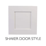 Design House Brookings Solid Wood Assembled Shaker 15 in. x 24 in. x 12 in. 1 Door Wall Kitchen Cabinet W1524 in White