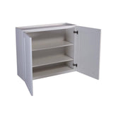 Design House Brookings Solid Wood Assembled Shaker 33 in. x 24 in. x 12 in. 2 Door Wall Kitchen Cabinet W3324 in White
