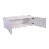 Design House Brookings Solid Wood Assembled Shaker 30 in. x 18 in. x 12 in. 2 Door Wall Kitchen Cabinet W3018 in White