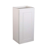 Design House Brookings Solid Wood Assembled Shaker 15 in. x 30 in. x 12 in. 1 Door Wall Kitchen Cabinet W1530 in White