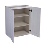 Design House Brookings Solid Wood Assembled Shaker 24 in. x 30 in. x 12 in. 2 Door Wall Kitchen Cabinet W2430 in White