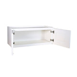 Design House Brookings Solid Wood Ready to Assemble Shaker 12 in. x 36 in. x 36 in. 2 Door Wall Kitchen Cabinet W2412 in White