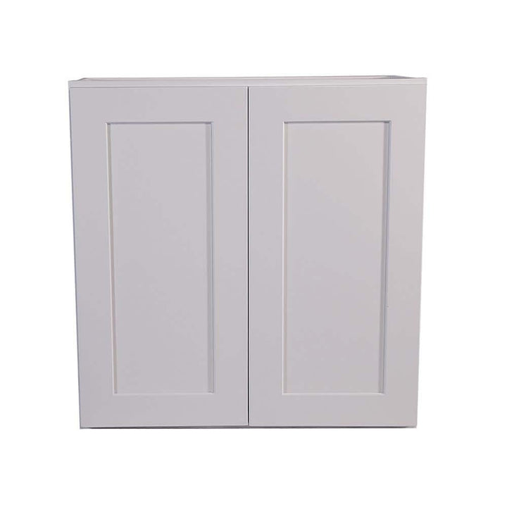 Design House Brookings Plywood Ready to Assemble Shaker 27x30x12 in. 2-Door Wall Kitchen Cabinet in White