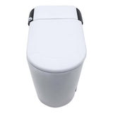 Dimakai Elongated Heated Seat Bidet Toilet with Foot Sensor Flush and LED Display