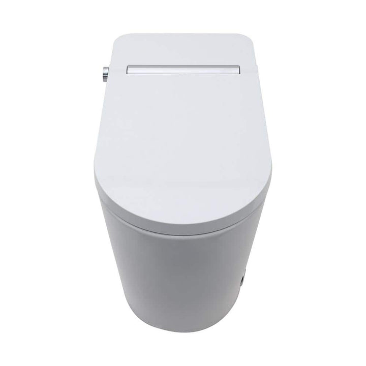 Dimakai Elongated Heated Seat Bidet Toilet with Foot Sensor Flush