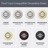 DreamLine SlimLine 36 in. x 36 in. Double Threshold Shower Base with Corner Drain in White