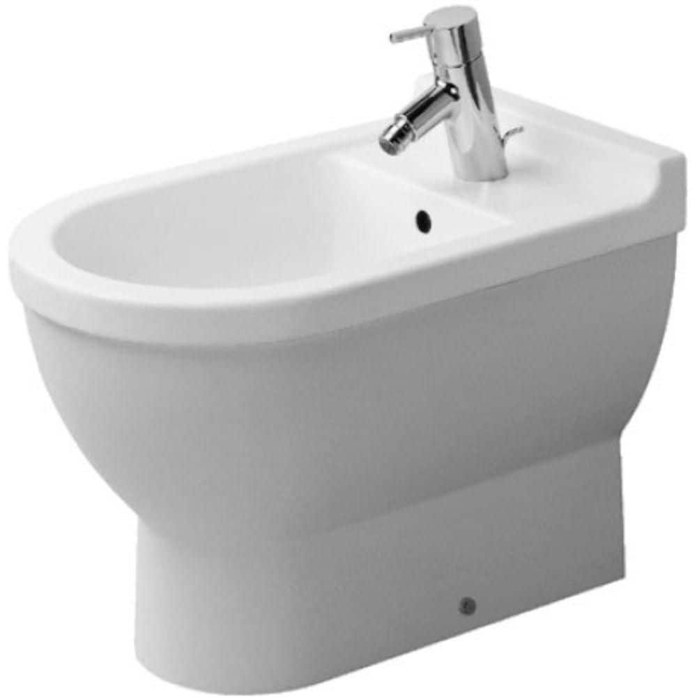 Duravit Starck 3 Round Floor-Mounted Bidet in White