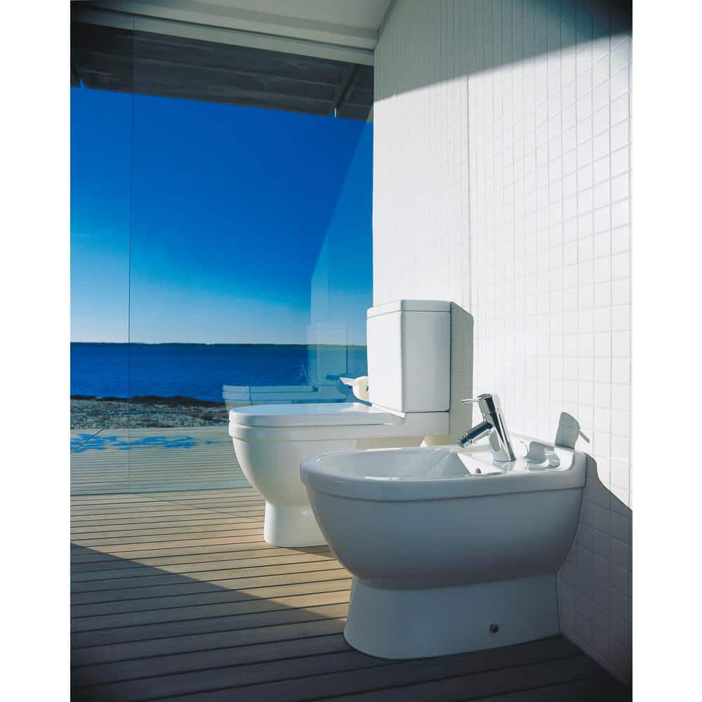 Duravit Starck 3 Round Floor-Mounted Bidet in White