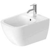 Duravit Happy D.2 Round Wall-Mounted Bidet in White