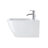 Duravit Happy D.2 Round Wall-Mounted Bidet in White