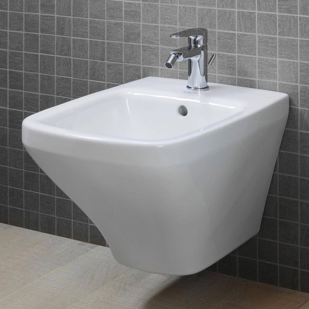 Duravit DuraStyle Round Wall-Mounted Bidet in White