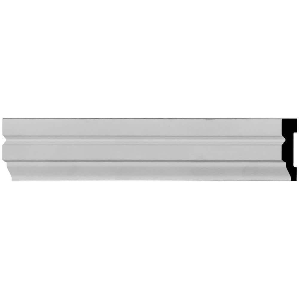 Ekena Millwork 5/8 in. x 2-5/8 in. x 94-1/2 in. Polyurethane Hillsborough Window and Door Casing Moulding