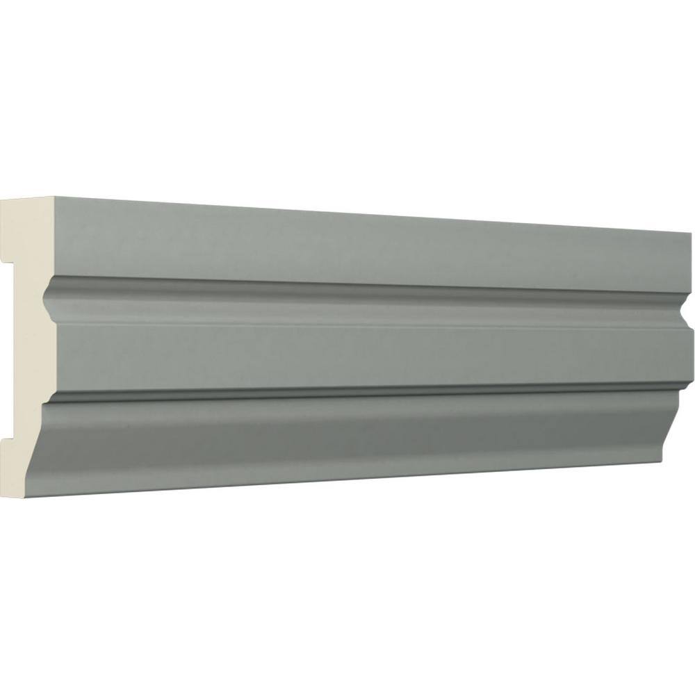 Ekena Millwork 5/8 in. x 2-5/8 in. x 94-1/2 in. Polyurethane Hillsborough Window and Door Casing Moulding