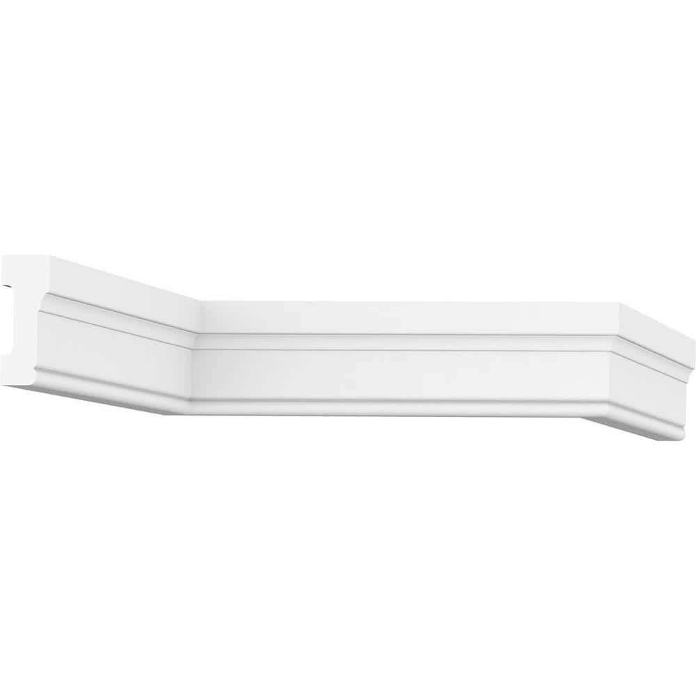 Ekena Millwork 3-1/4 in. x 1-1/4 in. x 96 in. Williamsburg Casing Moulding, PVC (12-Pack)